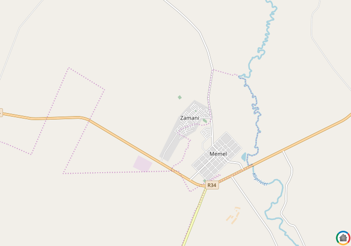 Map location of Memel